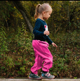 Rainys pants, enobarvne, roza neon