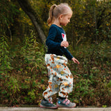 Rainys pants, vzorec , bež lisičke