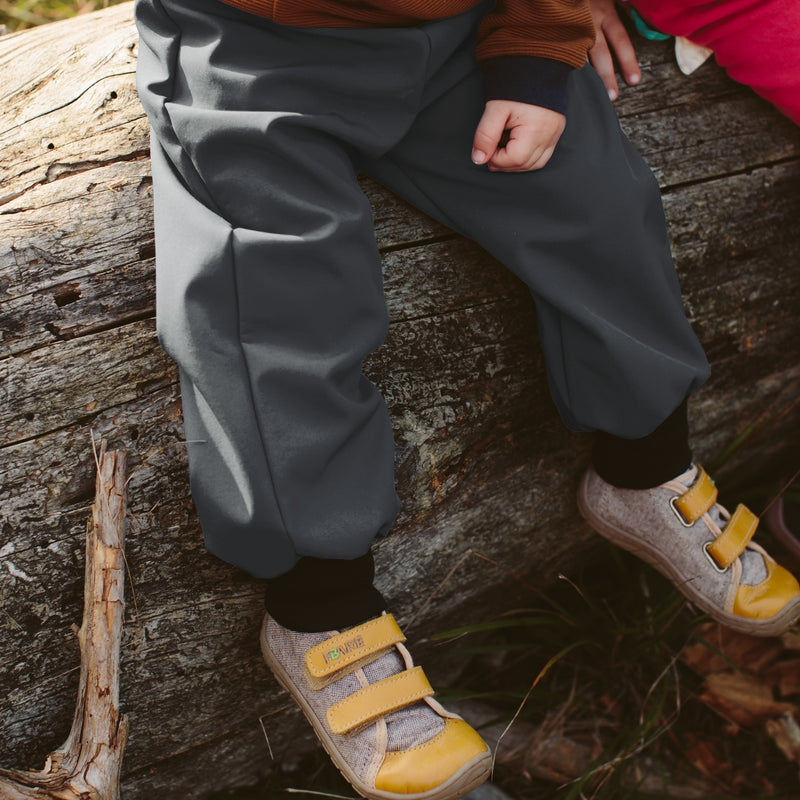 Rainys pants, enobarvne, temno siva