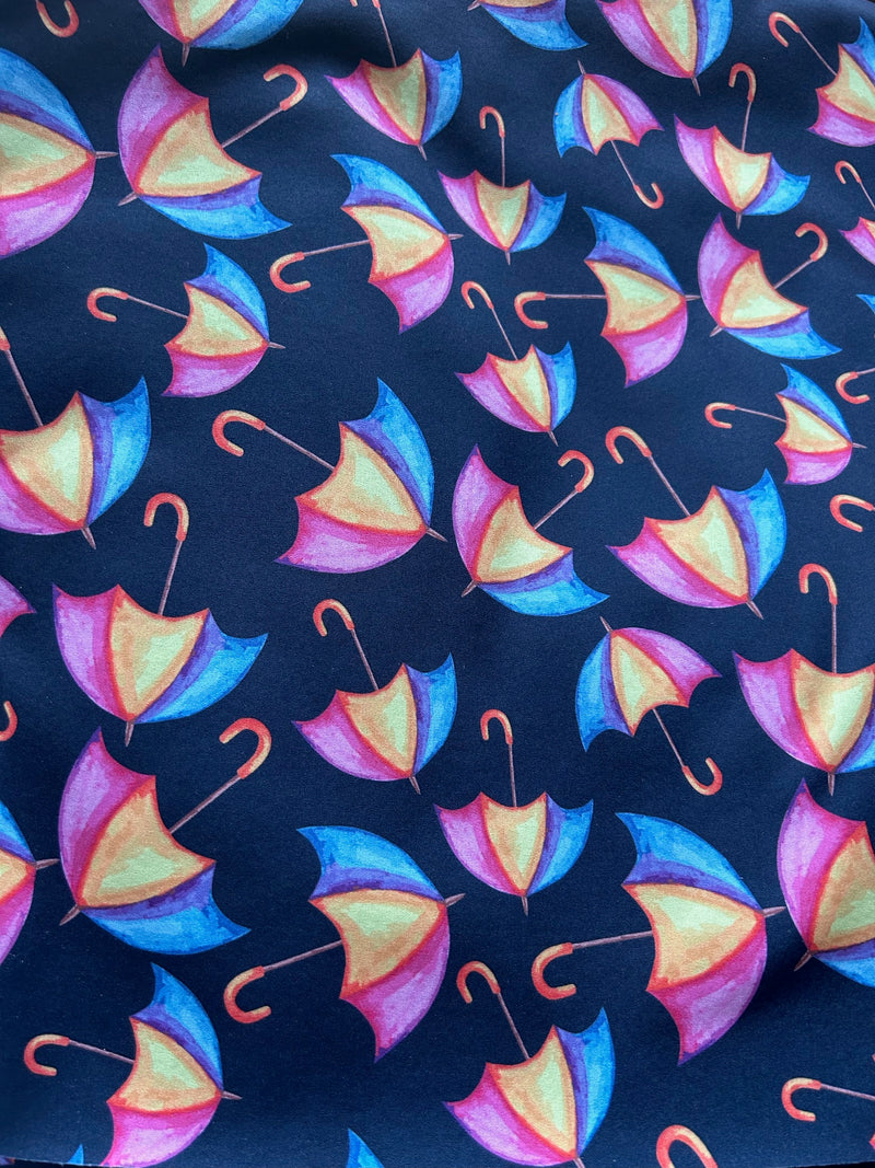 Rainys pants, vzorec, dežniki